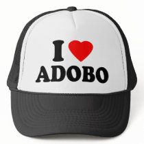 I Love Adobo Hats