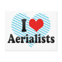 I Love Aerialists Post Cards
