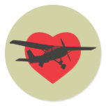 I Love Aeroplanes stickers