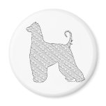 I Love Afghan Hounds magnets