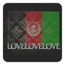 I love Afghanistan Cool Sticker