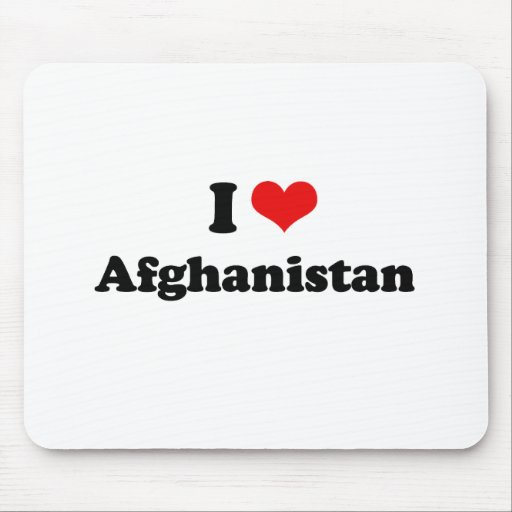 I LOVE AFGHANISTAN MOUSE MAT