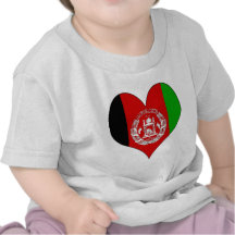 I Love Afghanistan Tee Shirts