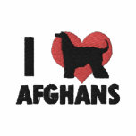 I Love Afghans embroidered shirts