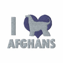 I Love Afghans Embroidered Shirt