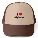 I Love Afghans hats