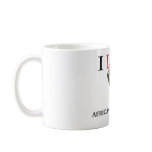 I Love African Grey Parrots Coffee Mugs