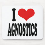I Love Agnostics Mousepads