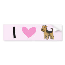 I Love Airedale Terriers / Welsh Terriers