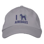 I Love Airedales Grey
