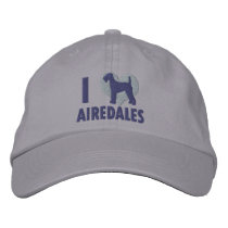 I Love Airedales Grey