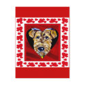 I Love Airedales postcards