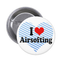 I Love Airsofting Pin