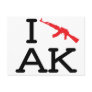 I Love AK - AK47 - Post Card