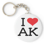 I Love AK - Heart - Keychain