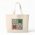 I Love Akitas bags