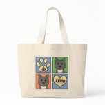 I Love Akitas bags