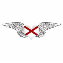 I Love Alabama -wings Photo Sculpture