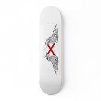 I Love Alabama -wings Skate Board Deck