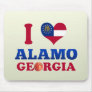 I Love Alamo, Georgia Mousepad