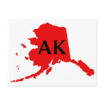 I Love Alaska -  AK Post Card