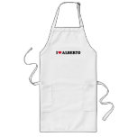 I LOVE ALBERTO aprons
