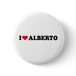 I LOVE ALBERTO buttons