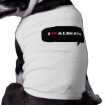 I LOVE ALBERTO pet clothing
