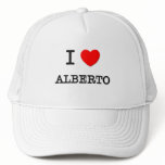 I Love Alberto hats