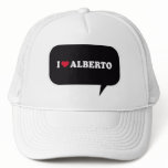 I LOVE ALBERTO hats