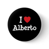 I love Alberto heart custom personalised