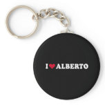 I LOVE ALBERTO keychains