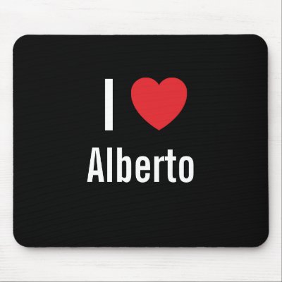 I love Alberto Mouse Mats by funnycustomtshirts