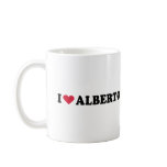 I LOVE ALBERTO mugs