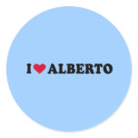 I LOVE ALBERTO stickers