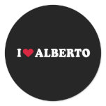 I LOVE ALBERTO stickers