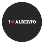 I LOVE ALBERTO stickers