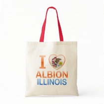 I Love Albion, IL Tote Bag