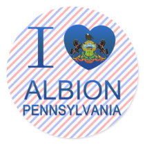 I Love Albion, PA Stickers
