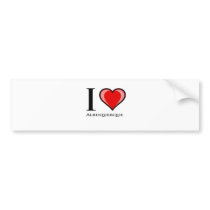 I Love Albuquerque Bumper Stickers