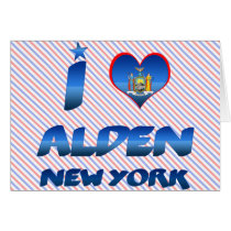 I love Alden, New York Greeting Card