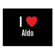 I love Aldo Postcards