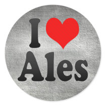 I Love Ales, France Sticker