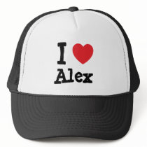 I love Alex heart custom personalised
