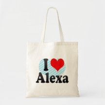 I love Alexa Canvas Bags