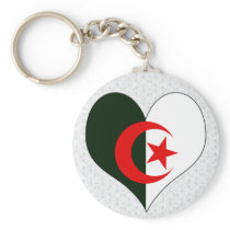 I Love Algeria Keychain