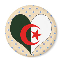 I Love Algeria Refrigerator Magnet