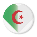 I Love Algeria Refrigerator Magnets