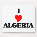 I Love Algeria mousepads