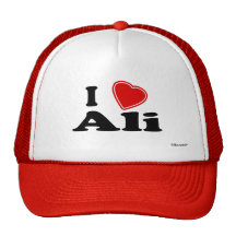 I Love Ali Hats